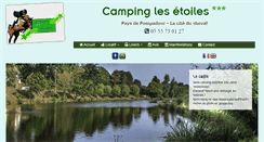 Desktop Screenshot of camping-pompadour.com