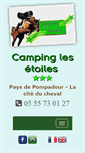 Mobile Screenshot of camping-pompadour.com